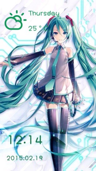 华为初音未来主题