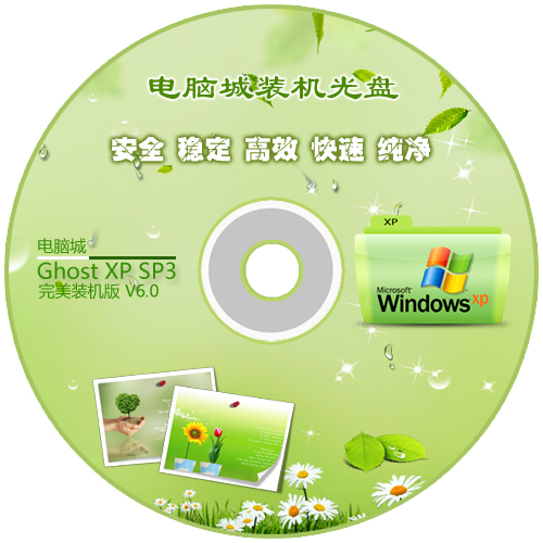 电脑城 GHOST XP SP3 2011 完美装机版 V6.0 (2011年.06月)
