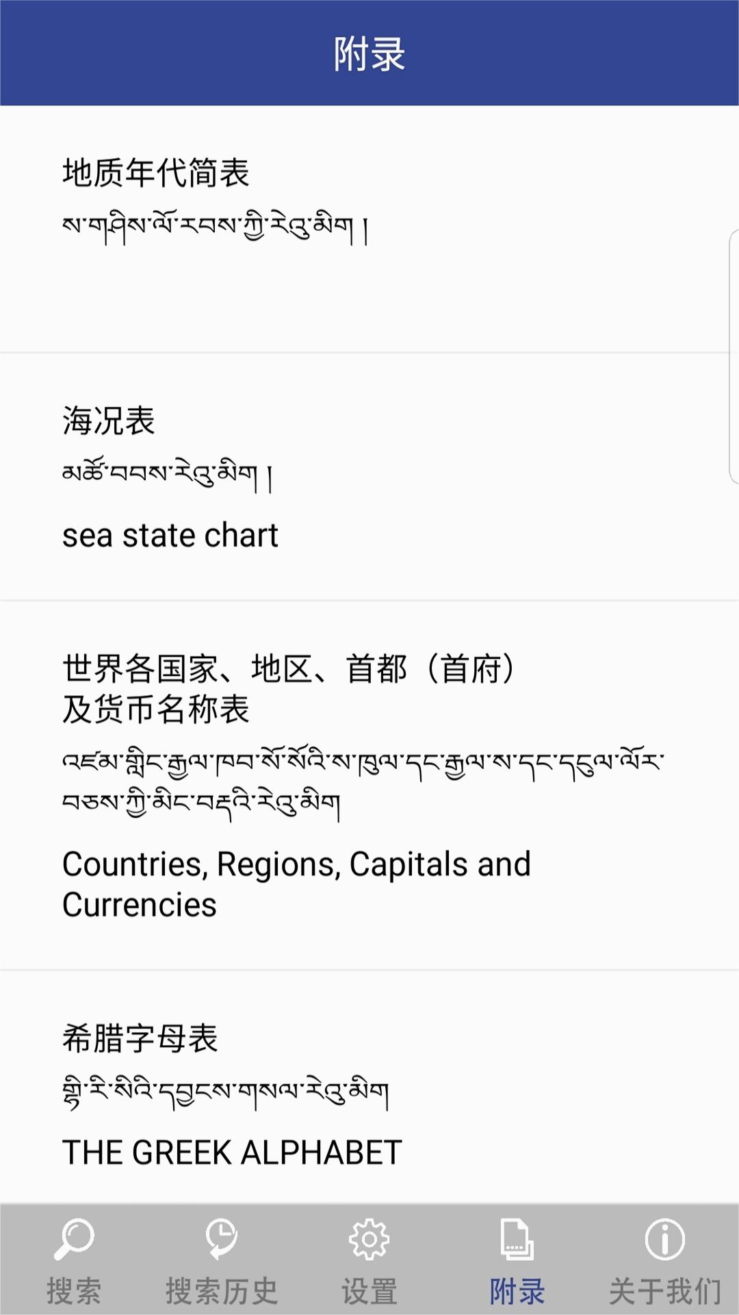 现代藏语对照词典
